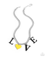 Lovely Lineup - Yellow - Paparazzi Accessories