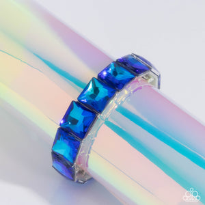 Upscale Funk - Blue - Paparazzi Accessories