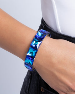 Upscale Funk - Blue - Paparazzi Accessories