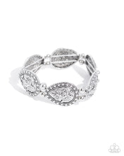 Load image into Gallery viewer, Roaring Rose - Silver - Paparazzi Accessories