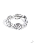 Roaring Rose - Silver - Paparazzi Accessories