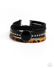 Load image into Gallery viewer, Fair LEATHER - Black - Paparazzi Accessoreis