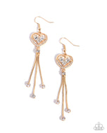 Cascading Character - Gold - Paparazzi Accessories