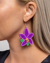 Load image into Gallery viewer, Seed Bead Symmetry - Purple - Paparazzi Accessories