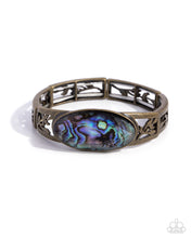 Load image into Gallery viewer, Spliced Santa Fe - Brass - Paparazzi Accessories