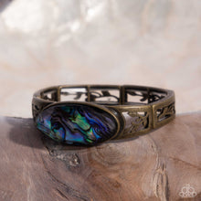 Load image into Gallery viewer, Spliced Santa Fe - Brass - Paparazzi Accessories