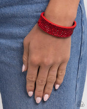Load image into Gallery viewer, Sprinkling Studs - Red - Paparazzi Accessories