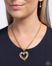 Load image into Gallery viewer, Romance is a Bonus - Gold - Paparazzi Accessories