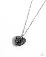 Smitten Sensation - Silver - Paparazzi Accessories