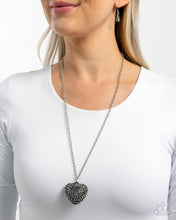 Load image into Gallery viewer, Smitten Sensation - Silver - Paparazzi Accessories