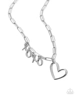 Courting Chains - Silver - Paparazzi Accessories