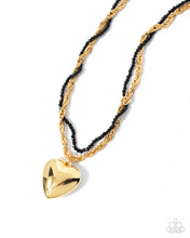 Load image into Gallery viewer, Falling Slowly - Gold - Paparazzi Accessories