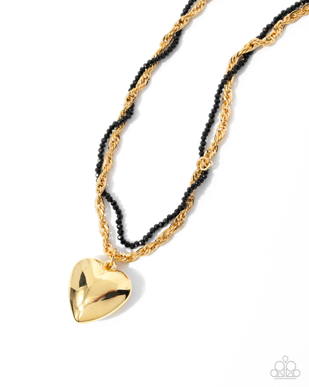 Falling Slowly - Gold - Paparazzi Accessories