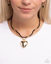 Load image into Gallery viewer, Falling Slowly - Gold - Paparazzi Accessories
