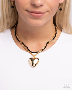 Falling Slowly - Gold - Paparazzi Accessories