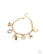 Cheerleading Camp - Gold - Paparazzi Accessories