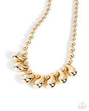 Load image into Gallery viewer, Raindrop Rebel - Gold - Paparazzi Accessories