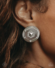 Load image into Gallery viewer, Enfolded Edge - White - Paparazzi Accessories