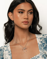 Complete Look - Coquette Chic - Coquette Candidate - Silver - Paparazzi Accessories