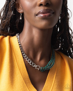 Complete Look - Iridescent Icon - Tourist Twists - Green - Paparazzi Accessories