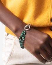 Load image into Gallery viewer, Complete Look - Iridescent Icon - Tourist Twists - Green - Paparazzi Accessories