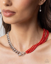 Load image into Gallery viewer, Complete Look - Iridescent Icon - Tourist Twists - Red - Paparazzi Accessories