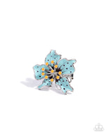 Fast Florals - Blue - Paparazzi Accessories