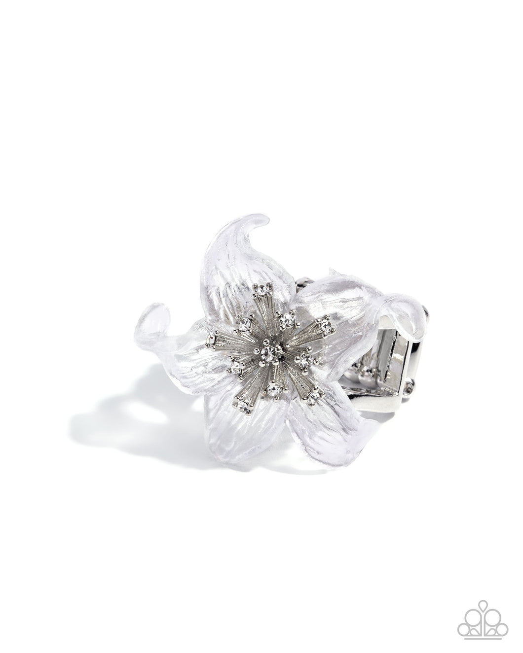 Floral Fable - White - Paparazzi Accessories