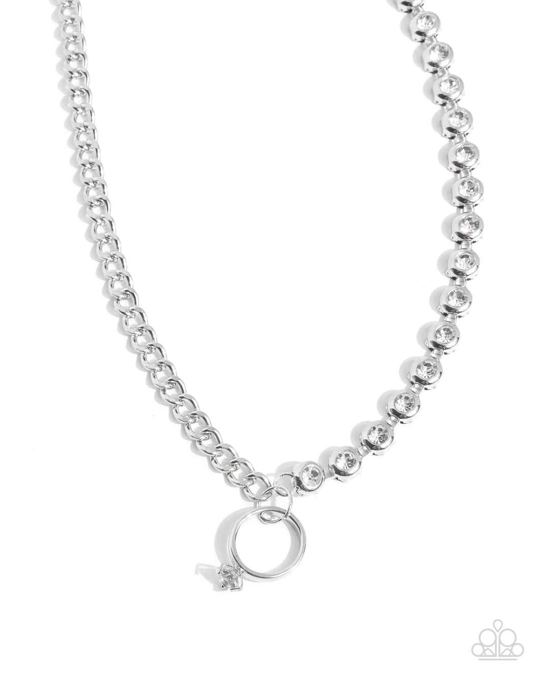 Blazing Beacon - White - Paparazzi Accessories