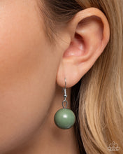 Load image into Gallery viewer, Eye-Catching Earnings - Green - Paparazzi Accessories