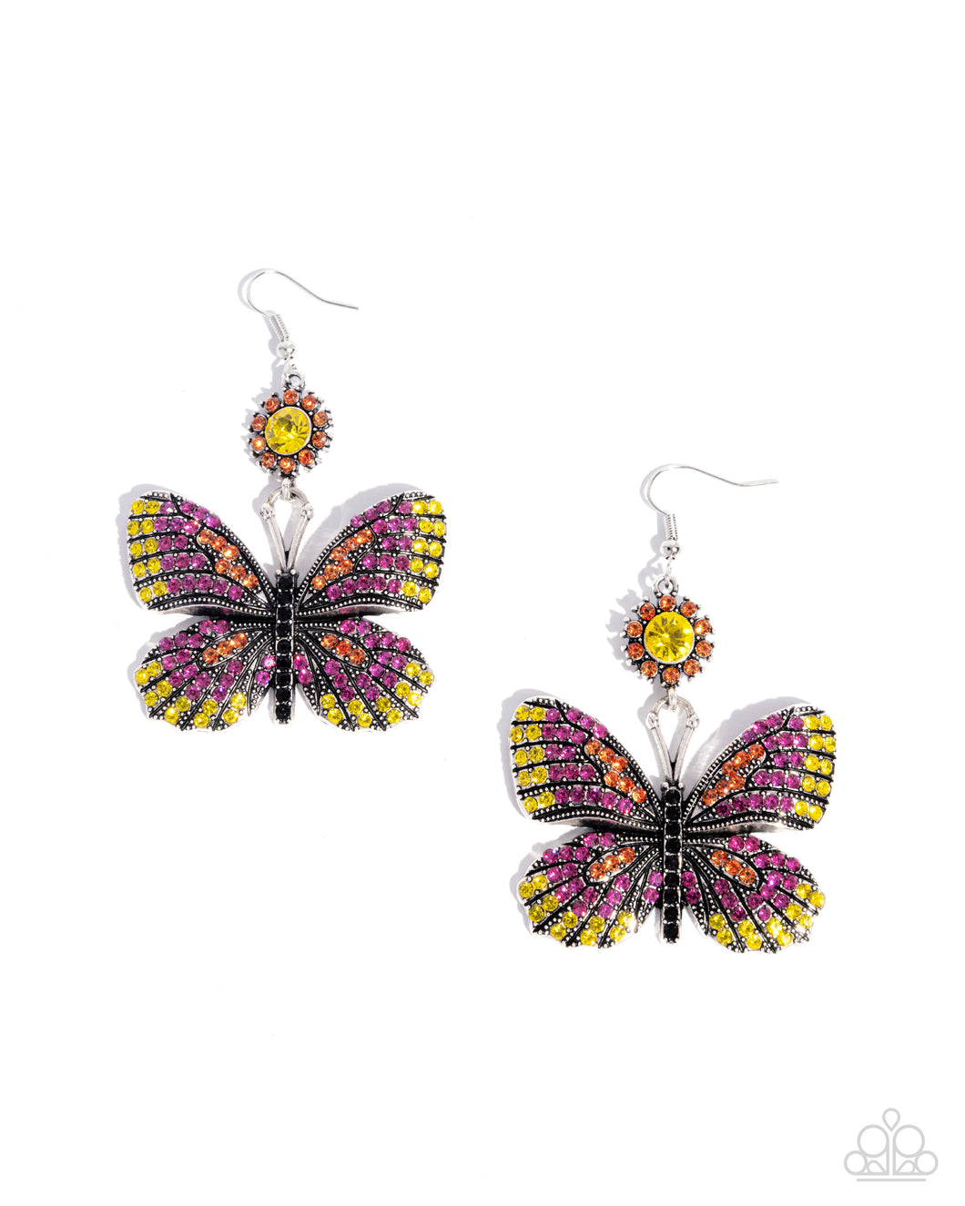 Fluttering Feature - Pink - Paparazzi Accessories