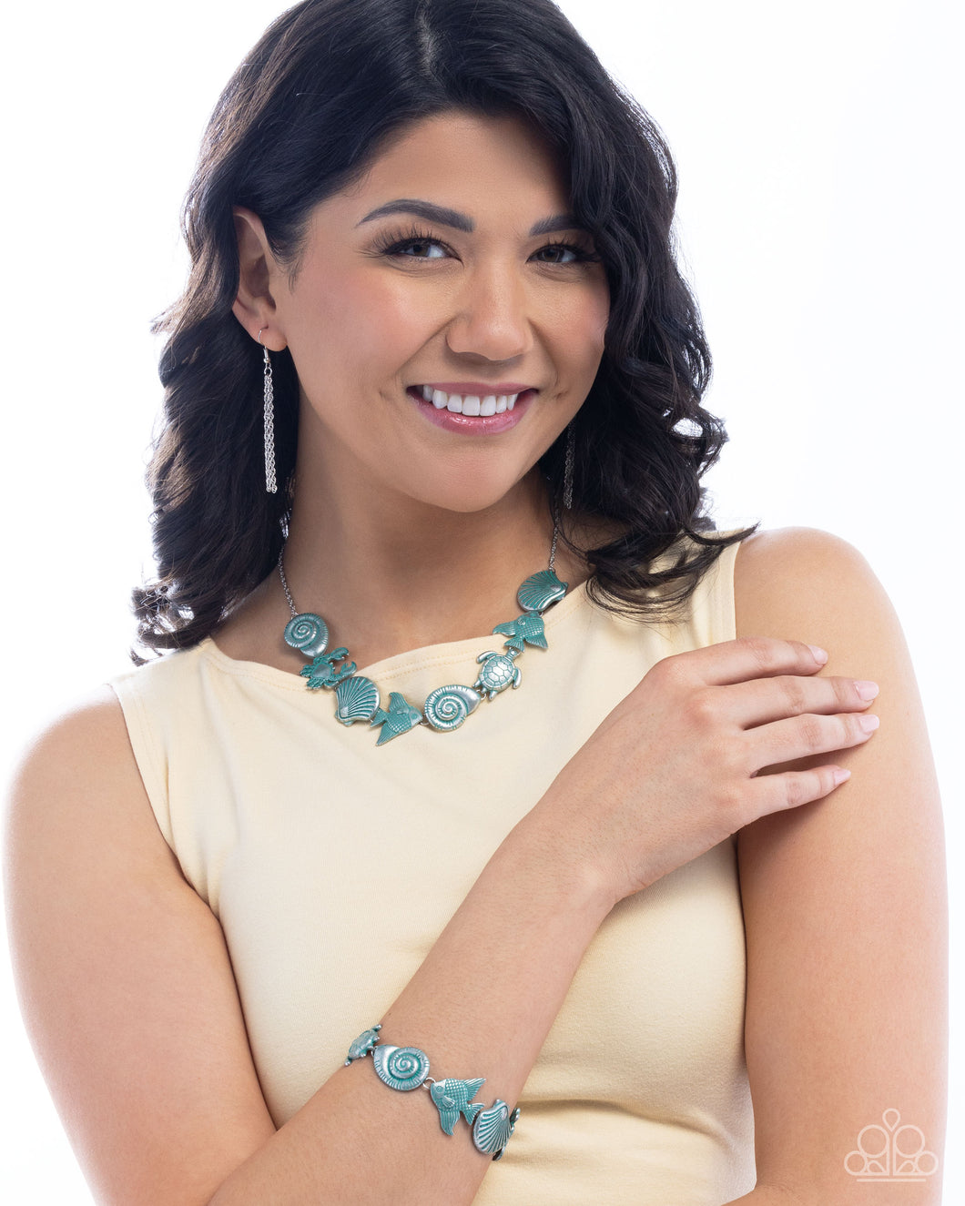 Complete Look - Coastal Shelf - Coastal Cay - Paparazzi Accessories