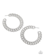 Interlocked Icing - White - Paparazzi Accessories