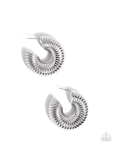 Spontaneous Spirals - Silver - Paparazzi Accessories