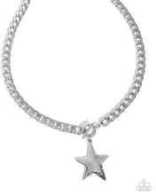 Load image into Gallery viewer, Stellar Spotlight - Silver - Paparazzi Accessories