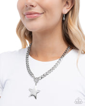 Load image into Gallery viewer, Stellar Spotlight - Silver - Paparazzi Accessories