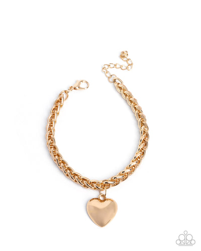 Dancing Damsel - Gold - Paparazzi Accessories
