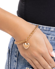 Load image into Gallery viewer, Dancing Damsel - Gold - Paparazzi Accessories