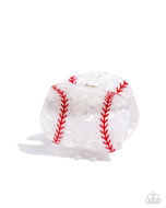 Baseball Babe - White - Paparazzi Accessories