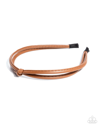 Believe It Or KNOT - Brown - Paparazzi Accessories