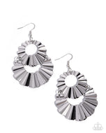 Crimped Consistency - Silver - Paparazzi Accessories