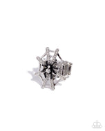 Spiderweb Shimmer - Black - Paparazzi Accessories
