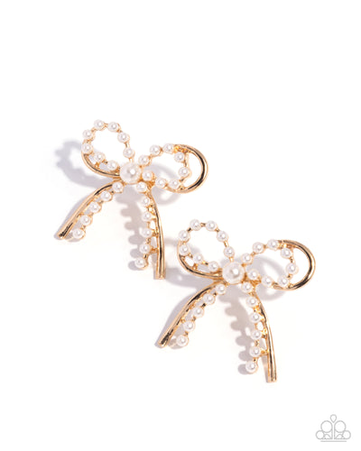 Girly Get Together - Gold - Paparazzi Accessories