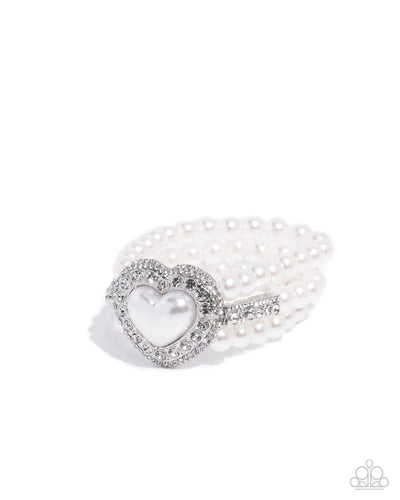 Lifelong Love Letter - White - Paparazzi Accessories