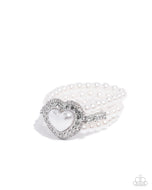 Lifelong Love Letter - White - Paparazzi Accessories