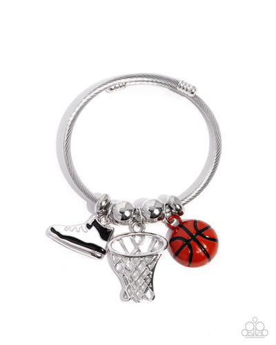 Full Court Advantage - Orange - Paparazzi Accessories