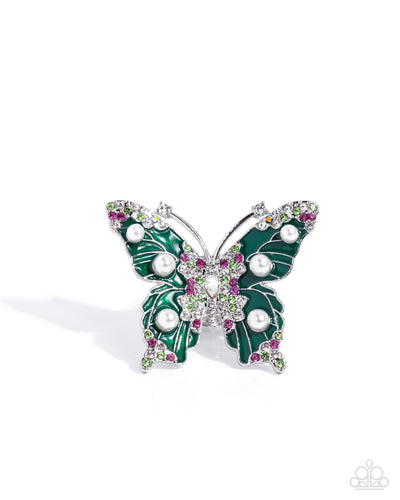 Fluttering Formal - Green - Paparazzi Accessories