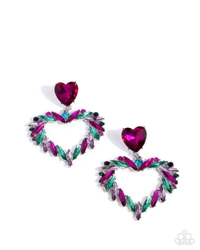 Memorable Marquise - Multi - Paparazzi Accessories