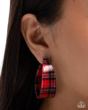 Load image into Gallery viewer, Fabulous Flannel - Red - Paparazzi Accessories