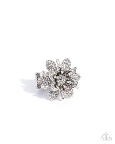 Petaled Premonition - White - Paparazzi Accessories